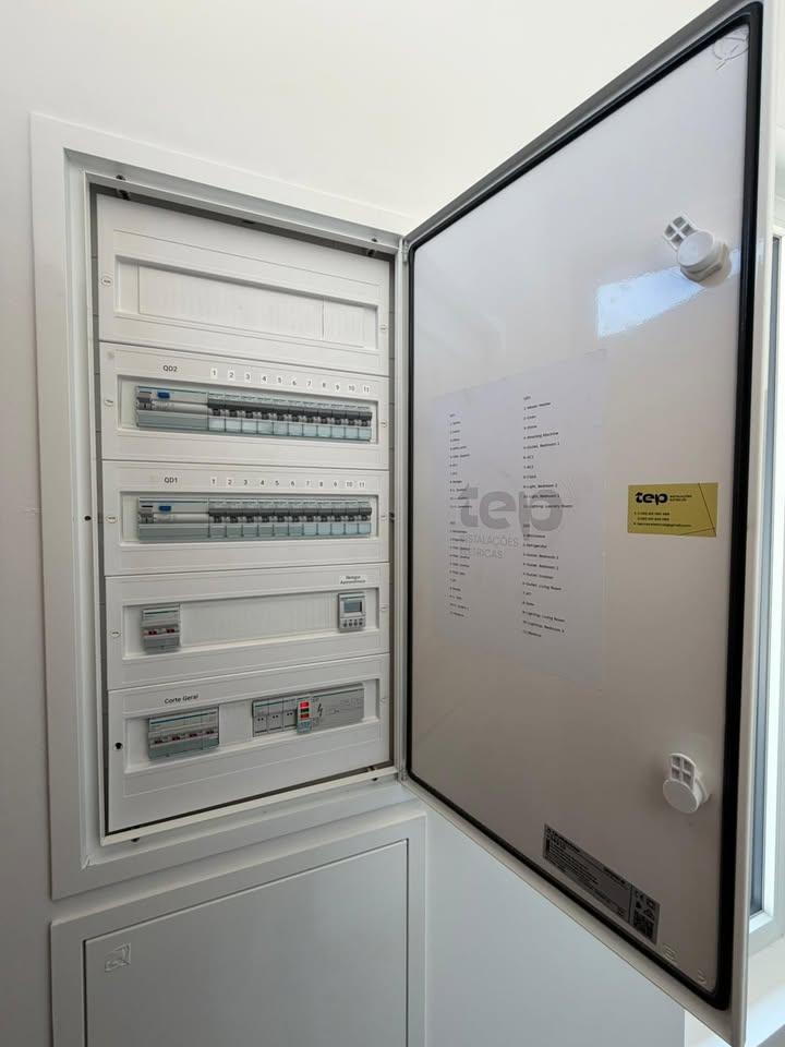 Quadro elétrico residencial com proteção e distribuição por circuitos